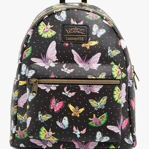 Loungefly Black Pokémon Butterfly Mini Backpack